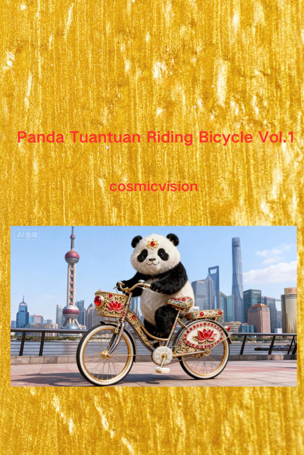 Panda Tuantuan Riding Bicycle Vol.1