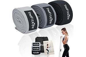 TheFitLife Exercise Fabric Resistance Bands for Women