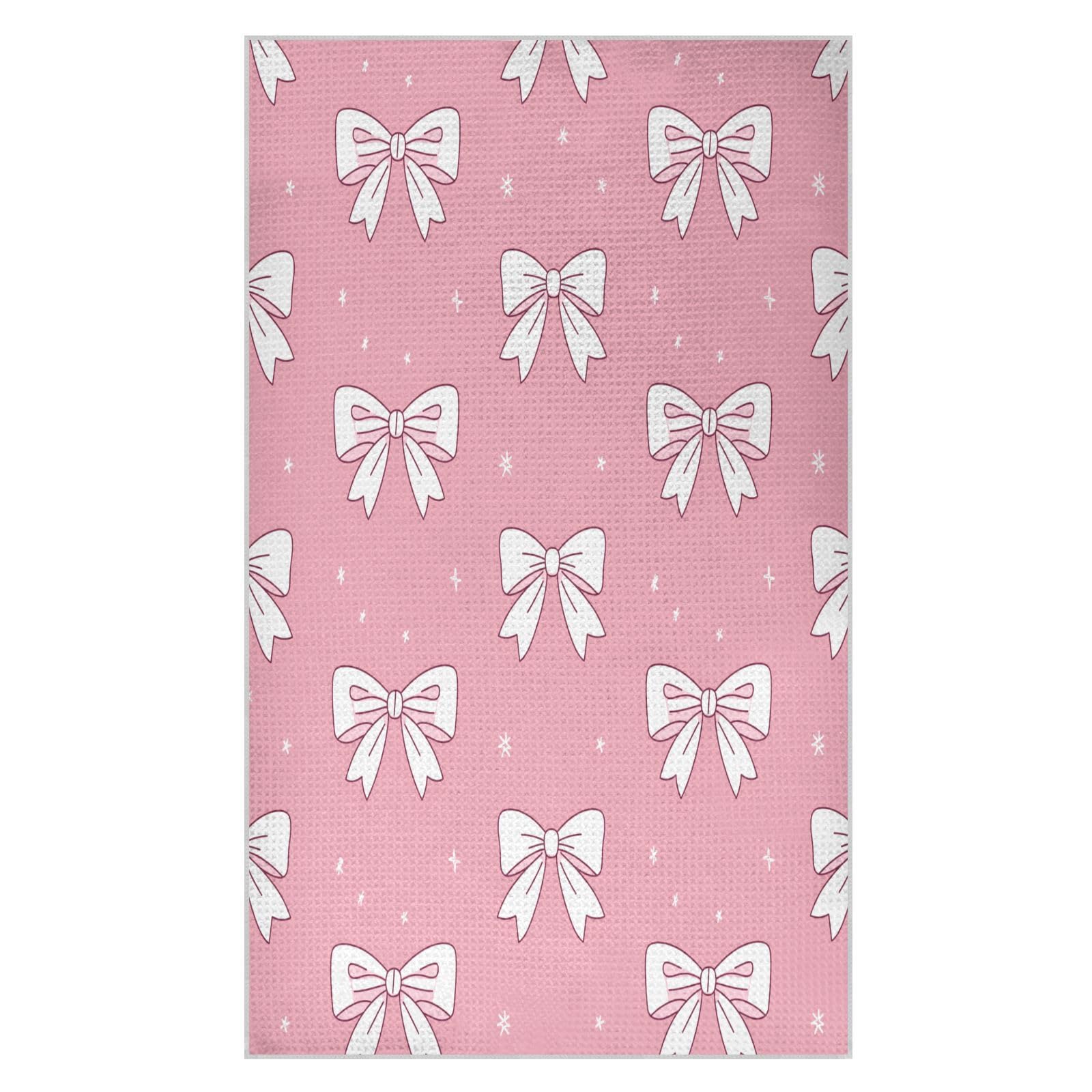 JiangGgen Bow Kitchen Towel 1-Pack Soft Absorbent Dish Towel