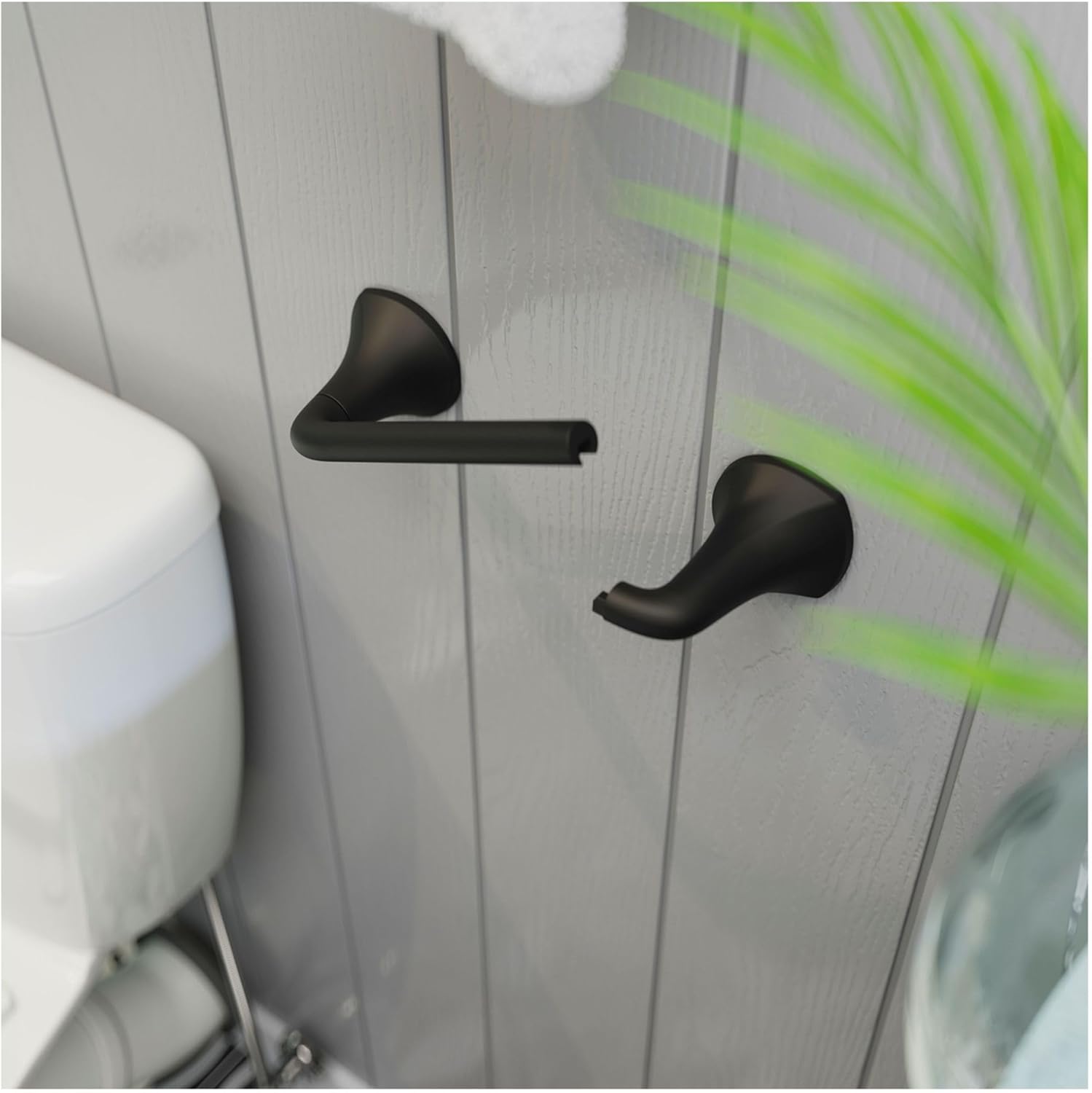 Pfister BPH-MCA McAllen Wall Mounted Pivoting Toilet Paper Holder - Matte Black