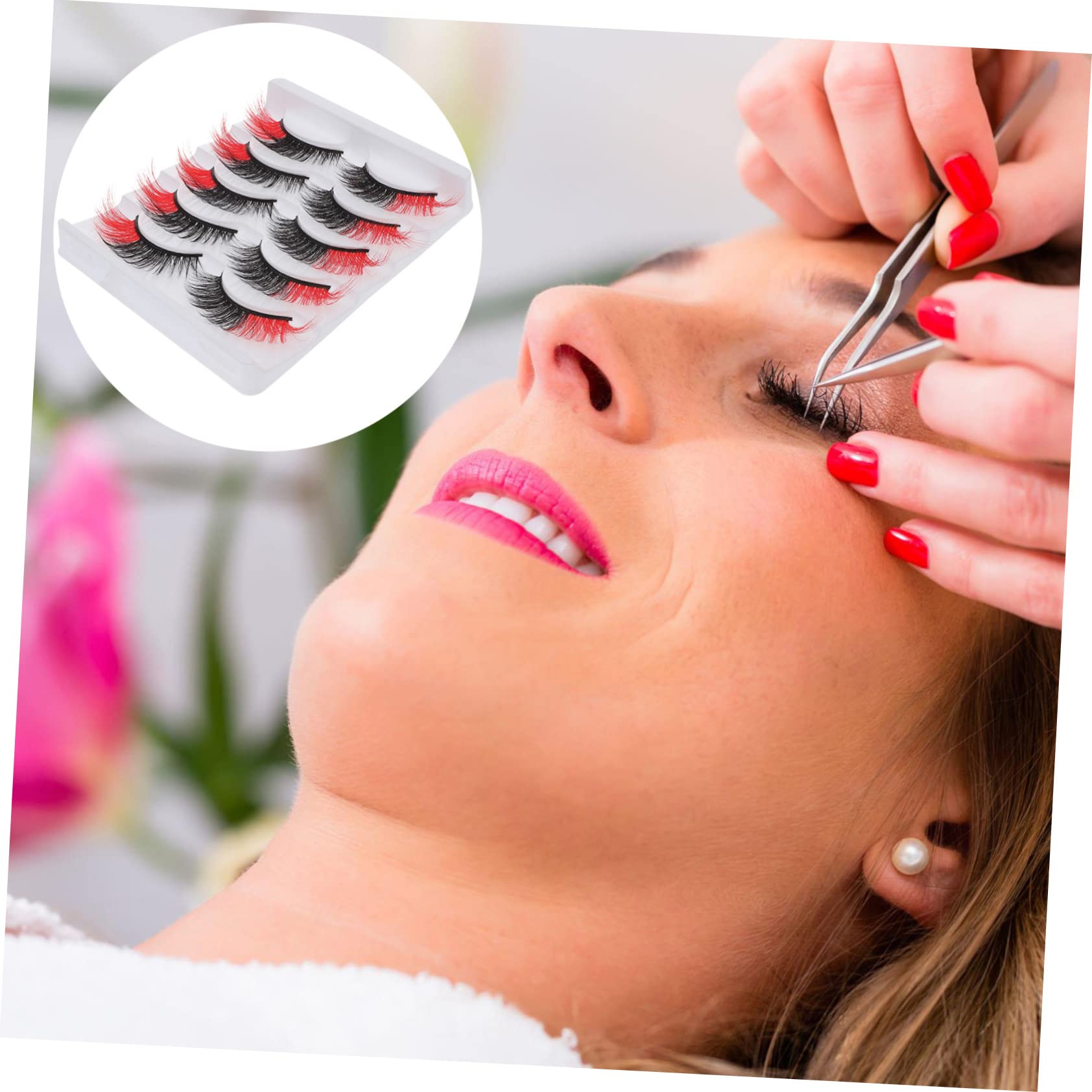 Baluue 20paia Un Titolo Generato Per Prodotto Base Ai Requisiti Forniti Ciglia Finte Morbide e Leggere Di Ciglia Naturali Riutilizzabili Con Scatola Per Makeup Quotidiano e Occasioni