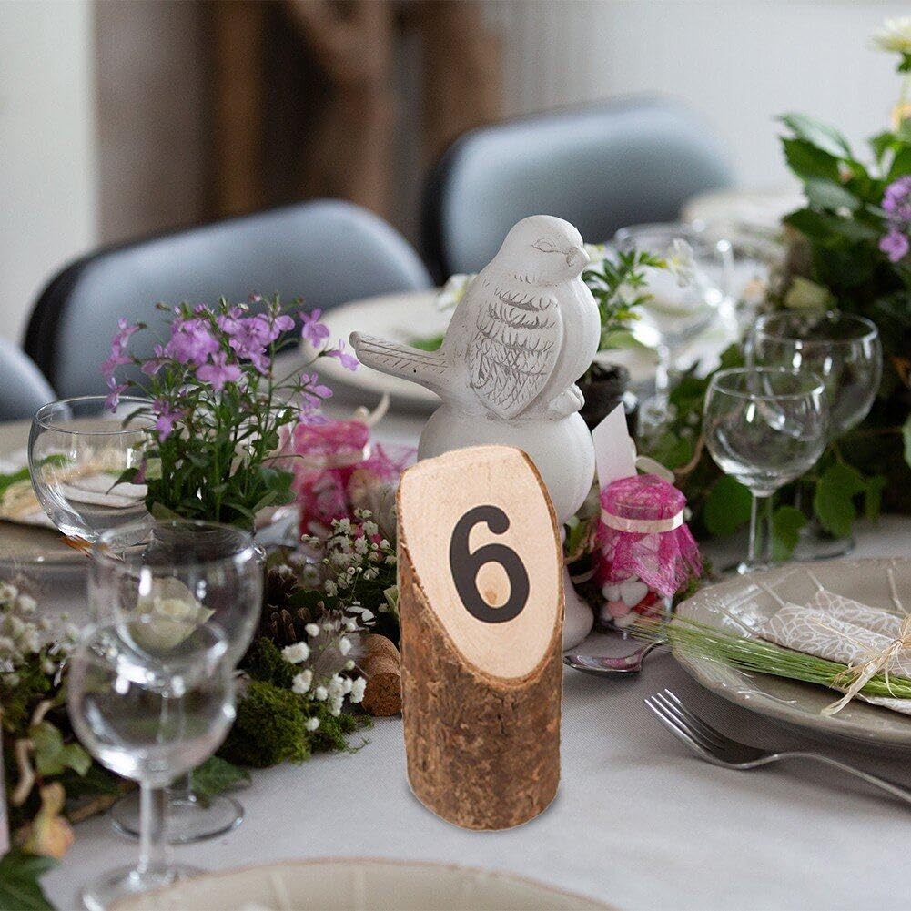 10 Uds. Número De Mesa De Madera 1-10 Decoración De Boda De Madera Rústica Números De Mesa Signos Decoración De Boda De Cumpleaños