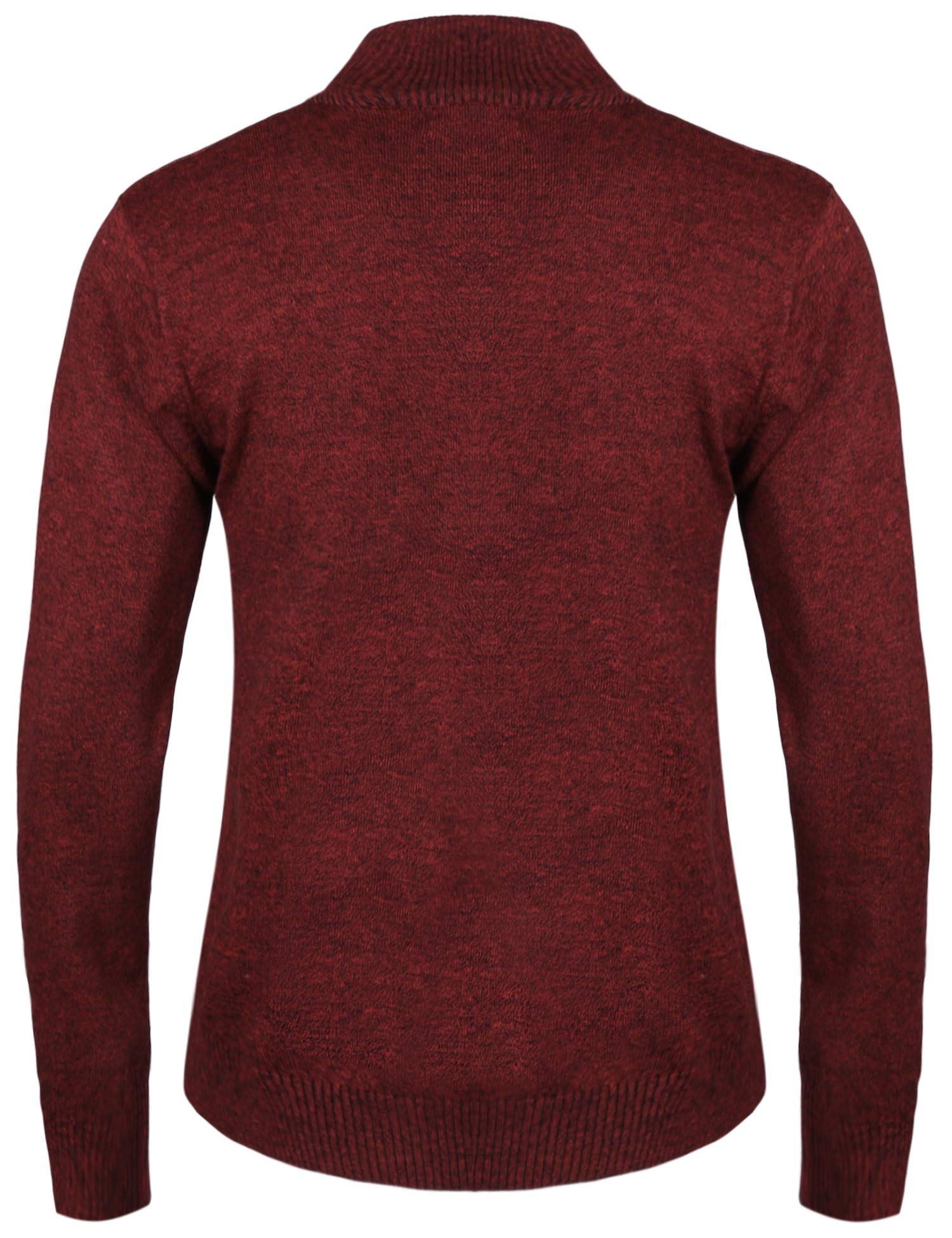 iClosam Maglione Uomo Invernali Collo Alto con Zip Pullover Giacca in Maglia Maglione Pullover Invernale Tenere Caldo