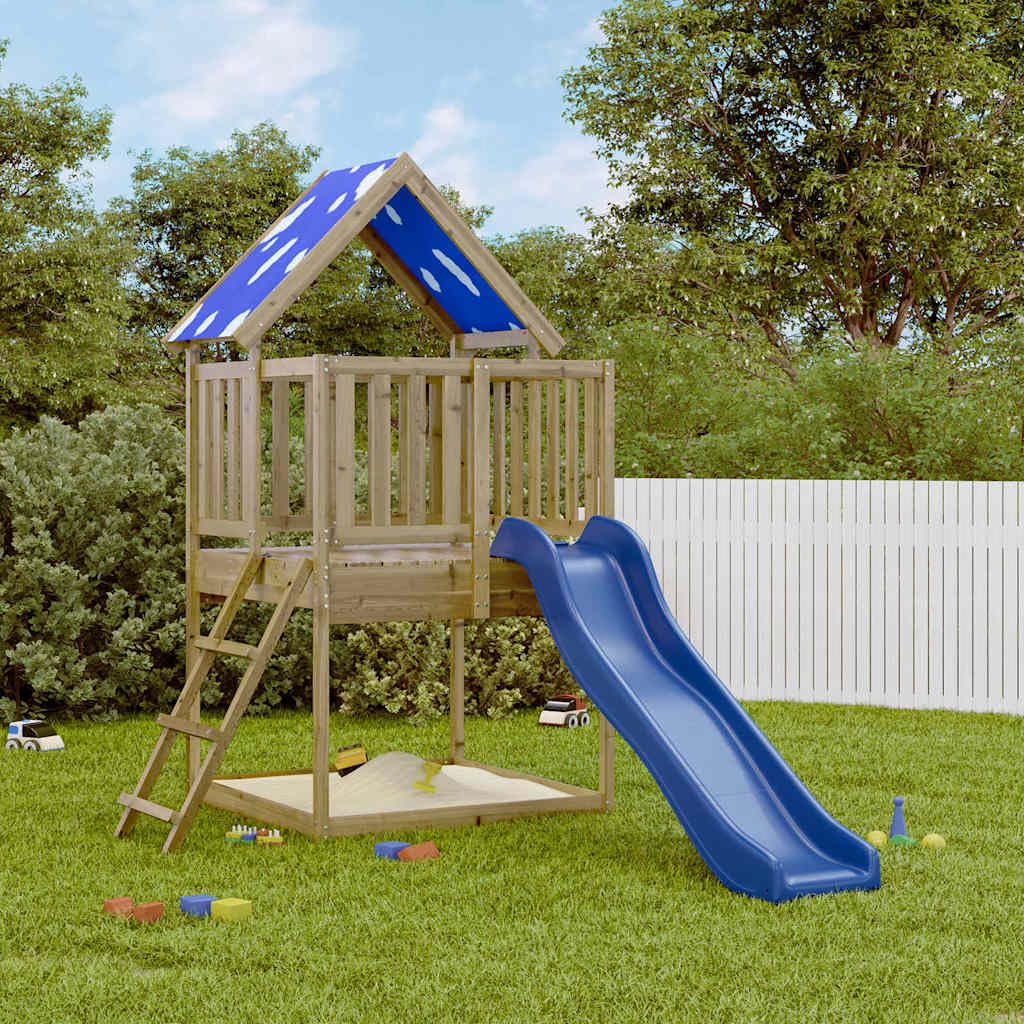 Generico Set da Gioco da Esterno in Legno di Pino Impregnato,Set Altalena e Set di Gioco,3279204