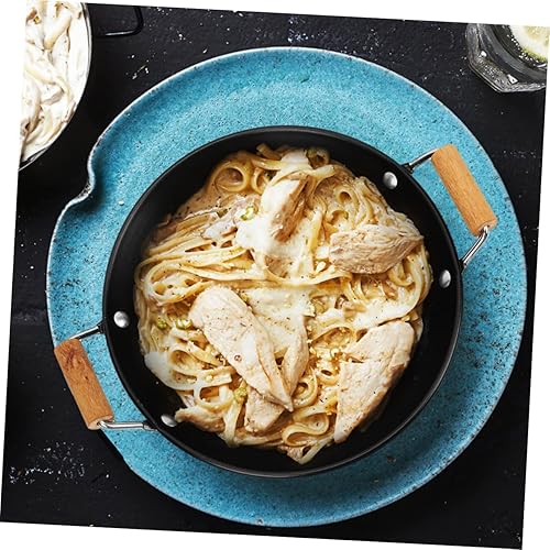 Miniatura 8 de OKUMEYR Sartén antiadherente de acero inoxidable, 2 unidades, sartén antiadherente de acero inoxidable, sartén pre-sazonada, wok coreano, sartén