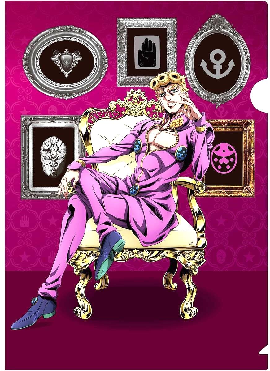 Amazon.co.jp: ジョジョの奇妙な冒険 クリアファイル ジョルノ