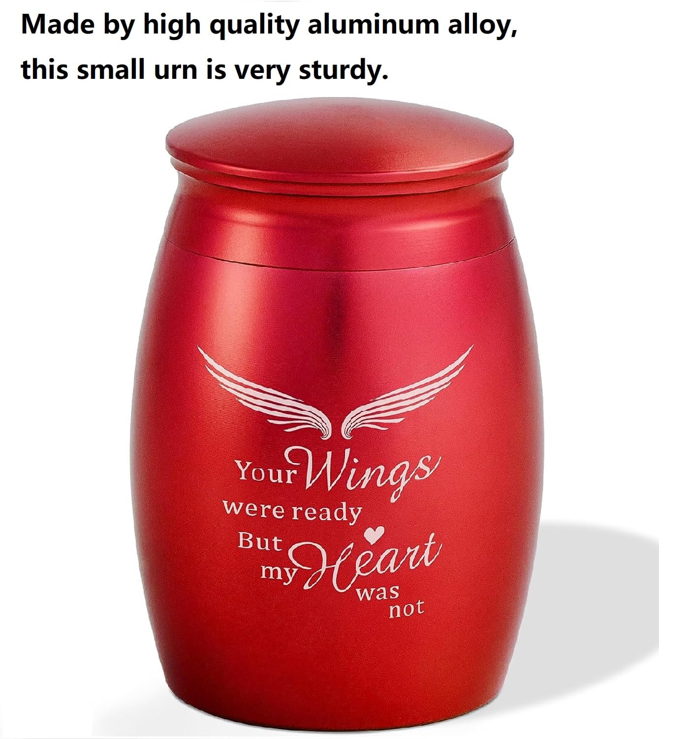 Amazon.co.jp: LINES ARTE 小さな赤い骨壺 人間の灰用 2.7x1.7インチ