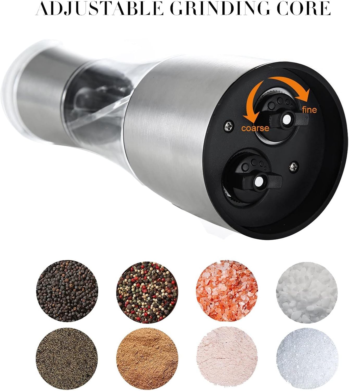 KYOCERA（京セラ） CM-15N セラミックミル 容量 90ml ガラス容器 ゴマ用/スパイス・コショウ用/結晶塩用 岩塩 ミル ソルト  ペッパー 胡麻 ごま : ものうりばPlantz - 通販 - Yahoo!ショッピング Jppium（ジュピウム） 6X コショウと塩挽き器2In1、セラミックローターによる調整可能な粗さのデュアルミルシェーカー、キッチ