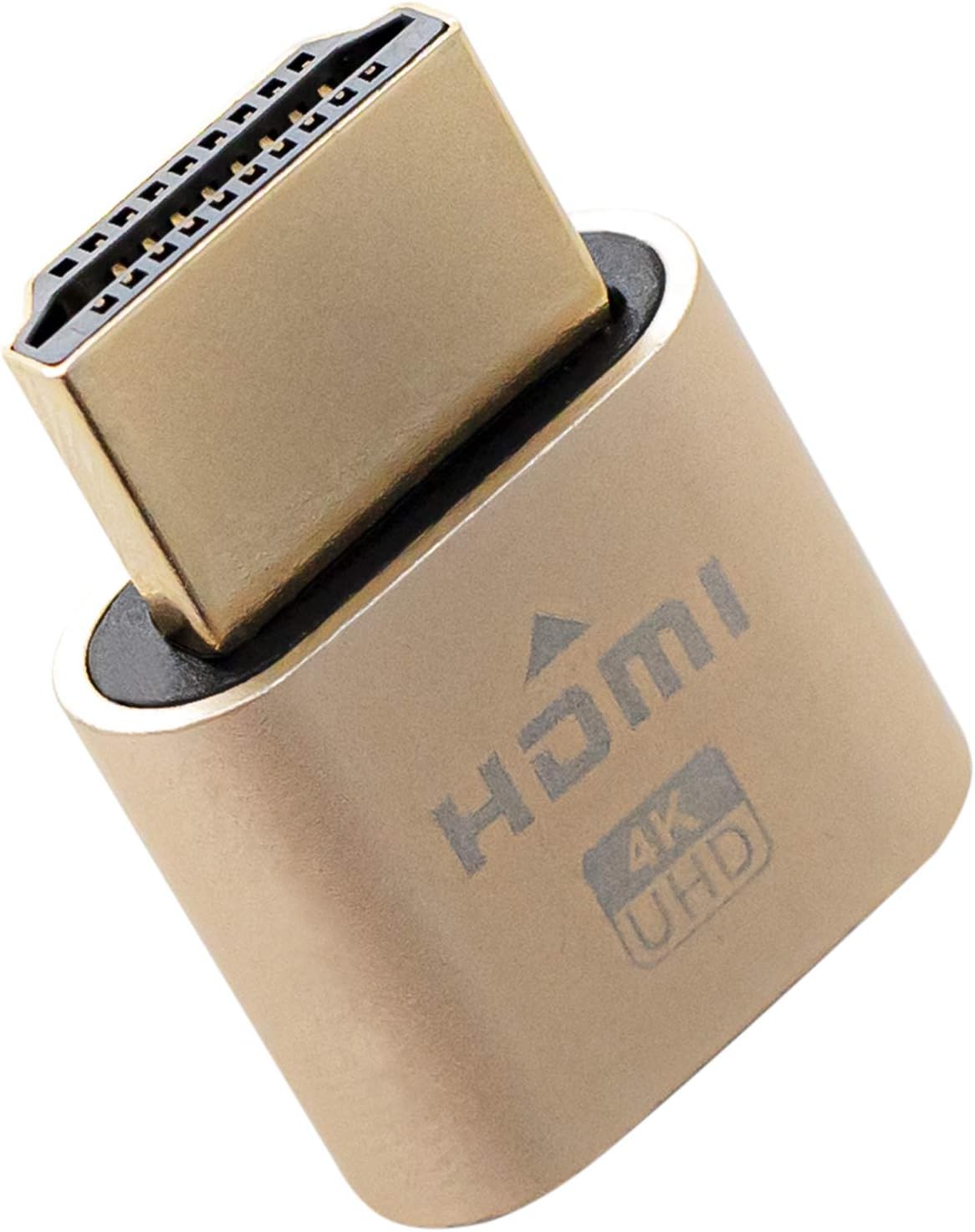 HDMI Dummy Plug Headless Ghost Display Emulator DDC EDID New Generation 4K @ 60Hz (Single)
