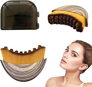 Ad – Lymphatic Contour Face Brush, Lymphatic Drainage Massager for Face, Chin & Jawline Sculpting, Dry Brushing ...