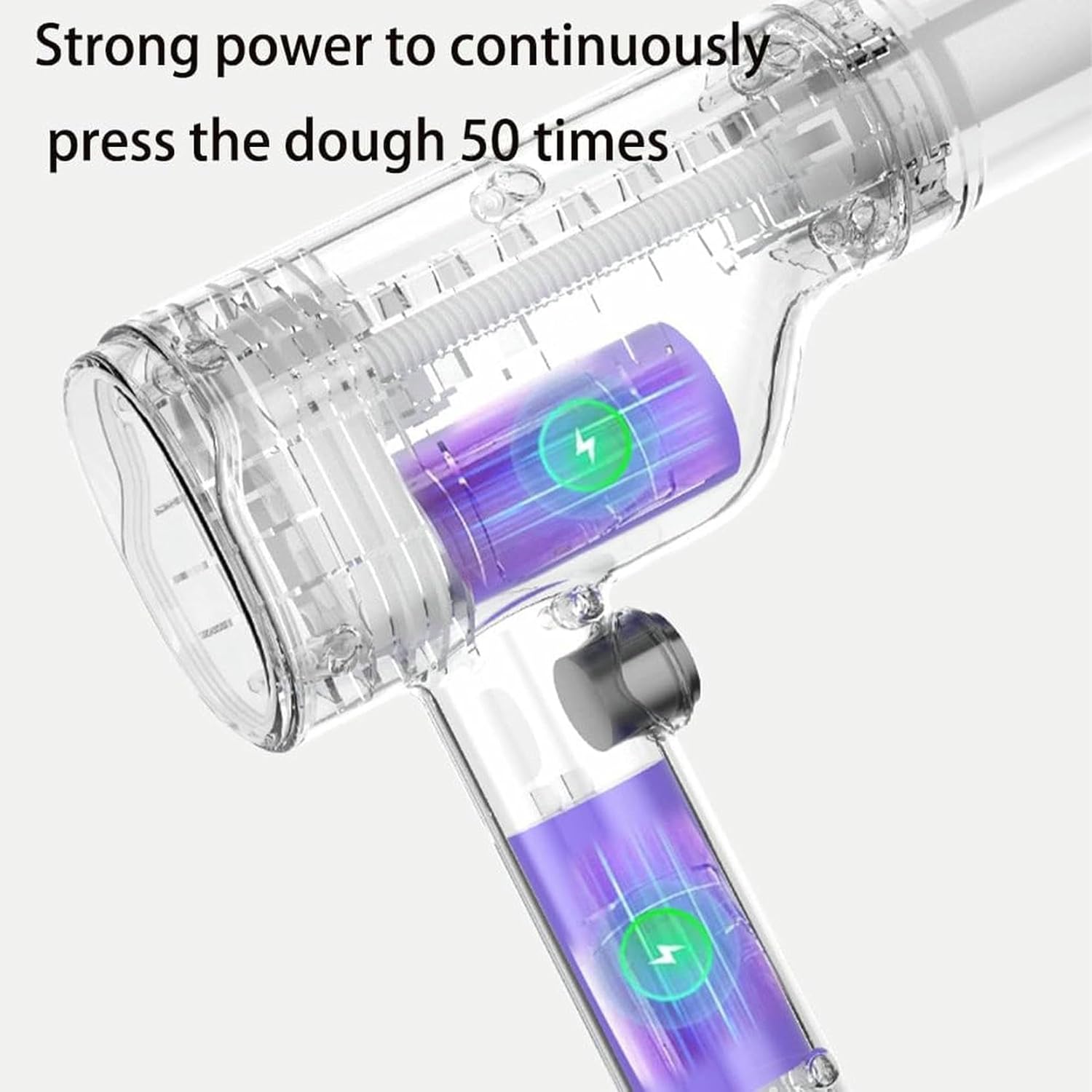 Electric Idiyappam Maker, Handheld Electric Pasta Maker, 6-in-1 Portable Noodle Maker with Moulds and Cutter, Automatic Dough Press,Homemade Ramen Spaghetti Maker Machine (White)