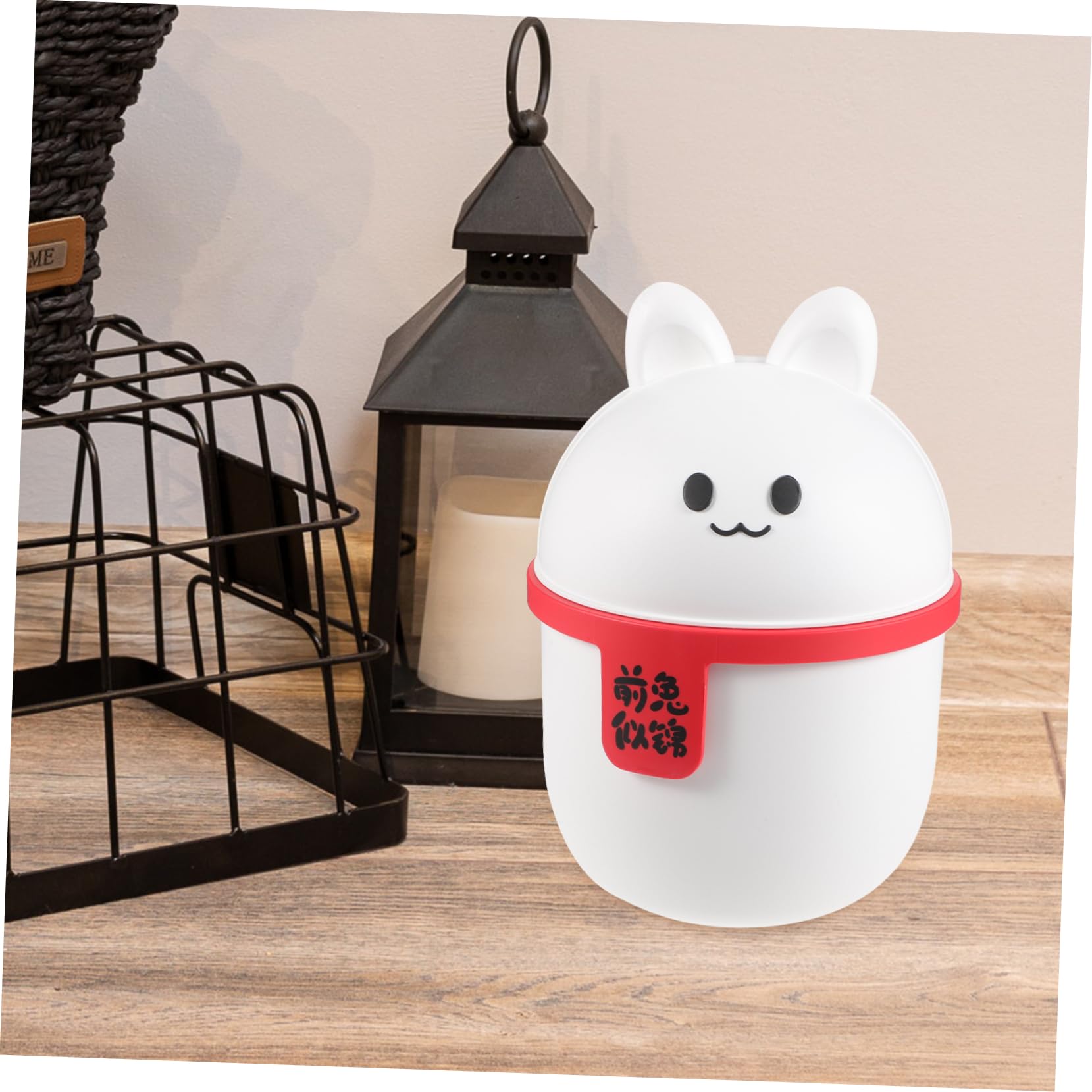 DIKACA Mini Mülleimer Mit Enten-Design - Süßer Abfalleimer Für Schreibtisch & Wohnung