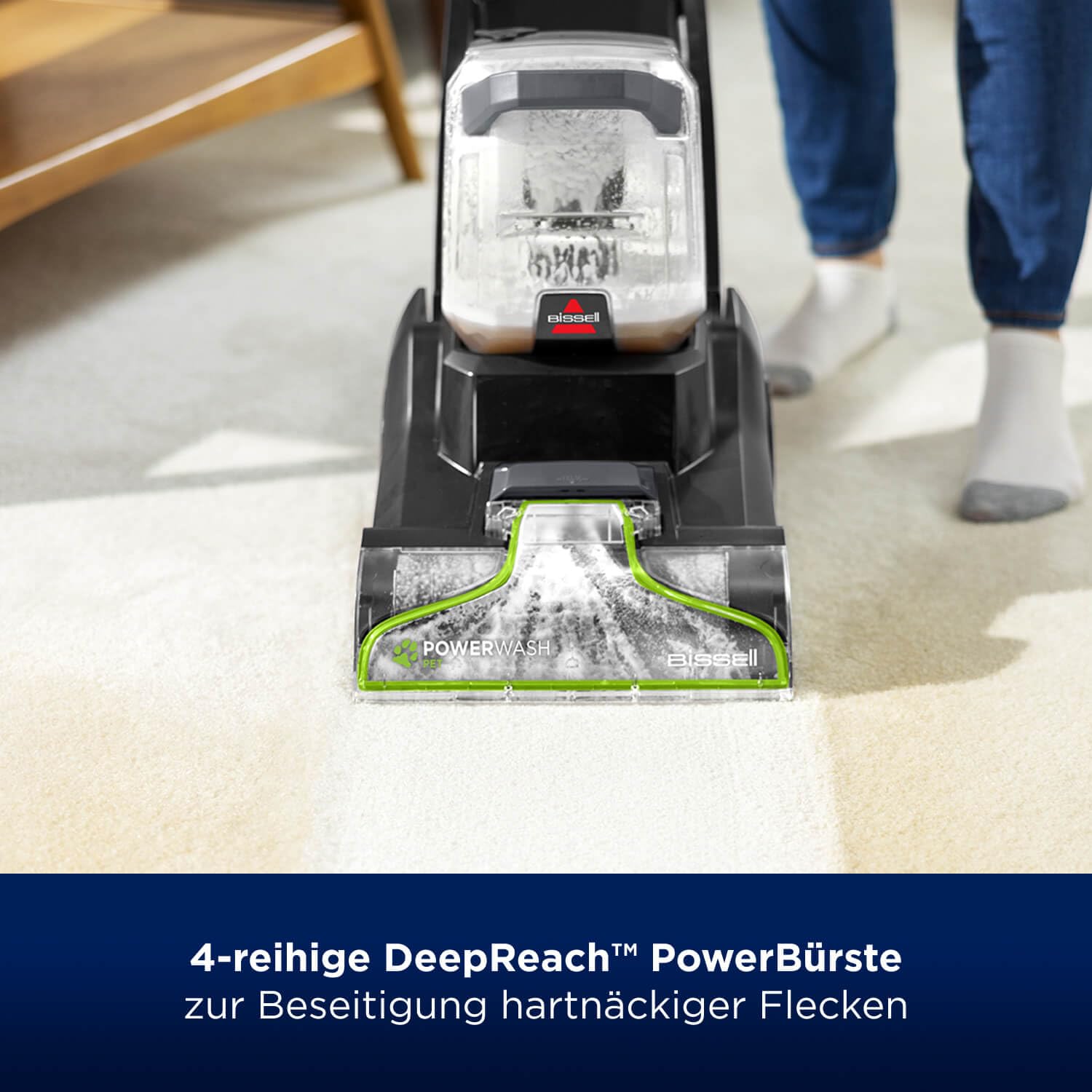 BISSELL PowerWash Pet Teppichreiniger Nasssauger, Teppich Reinigungsgerät für Gründliche Teppichreinigung, Polsterreinigungsgerät Entwickelt für Haustierhalter, Leistungsstarker 600W Motor, 3878N