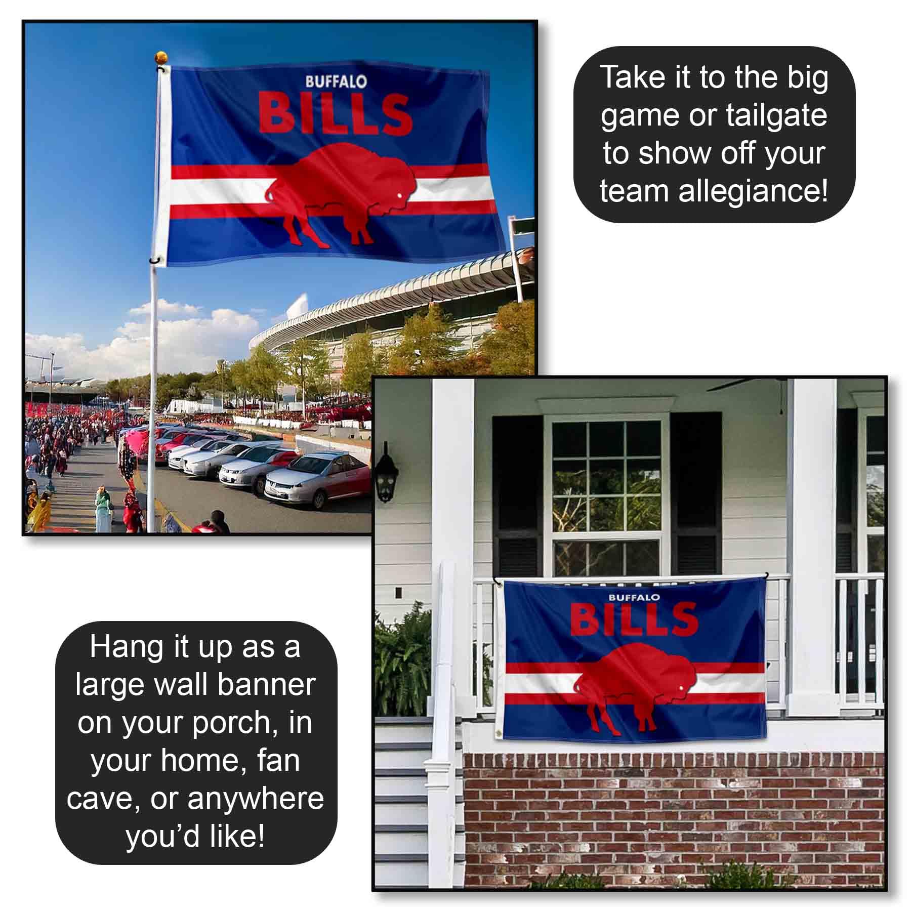 Buffalo Bills Flag New In Package 3x5 Ft Flag Banner NFL - Foto 3