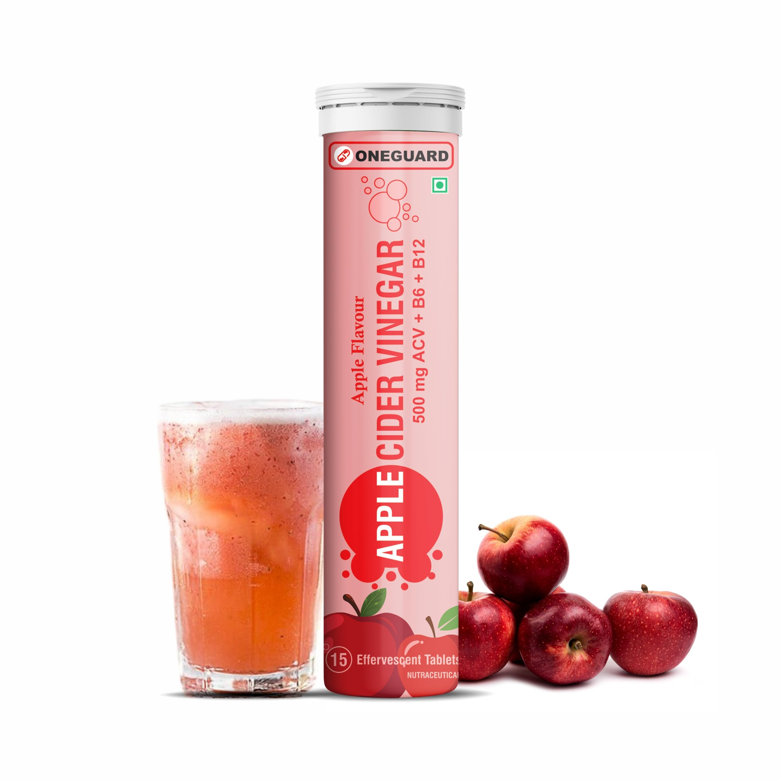 Apple Cider Vinegar Tablets For Weight Management, Easy Disgestion, Acv For Weight Management With Pomegranate Extract, Vit B6, B12 - Pack Of 1, 15 capsules-picture-27