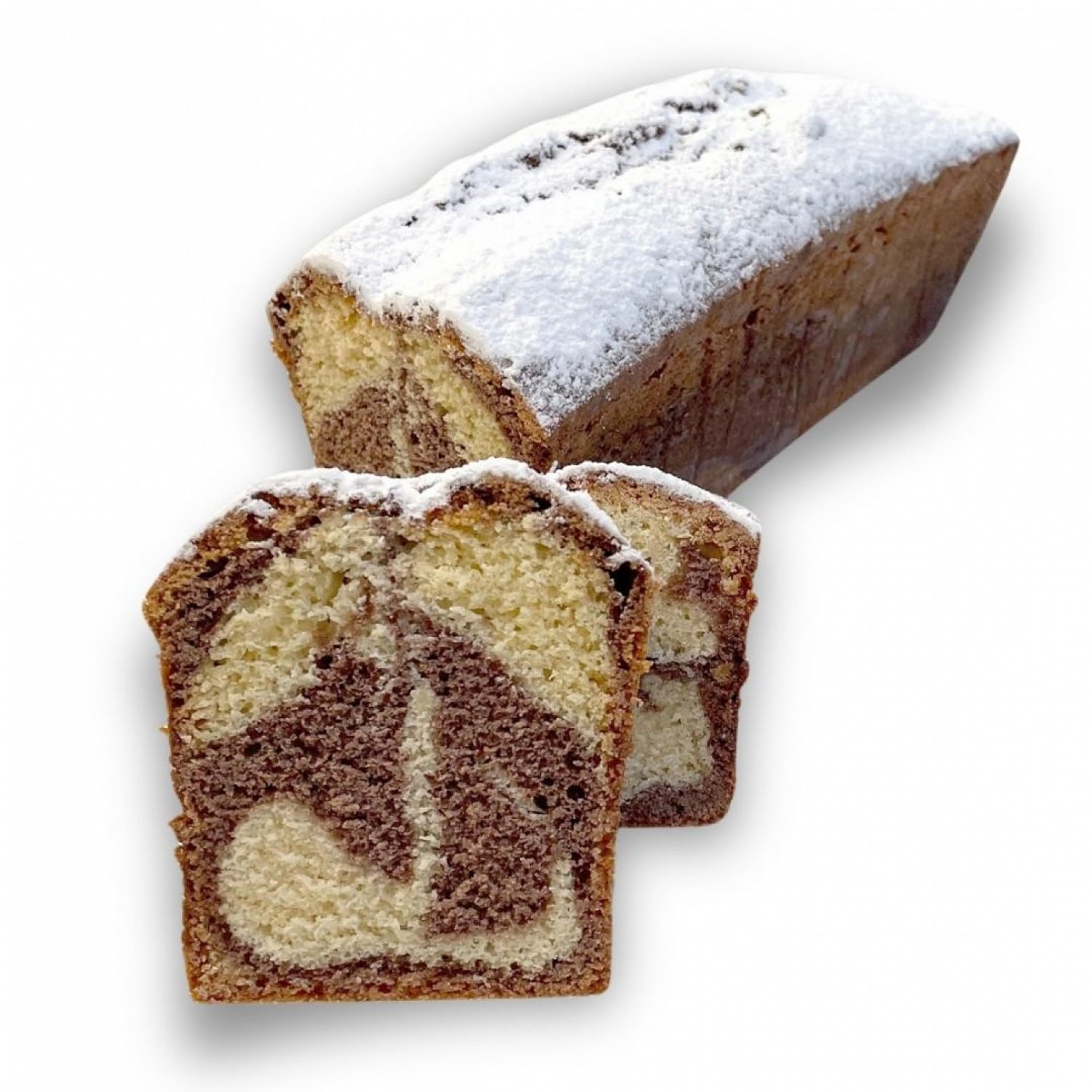 Krönner Butter-Marmorkuchen 850g – Handgefertigt in Garmisch-Partenkirchen, ohne Zusatzstoffe, mit feiner Vanille-Zitronen-Note und zarter Schokoladenschicht – Premium Qualität