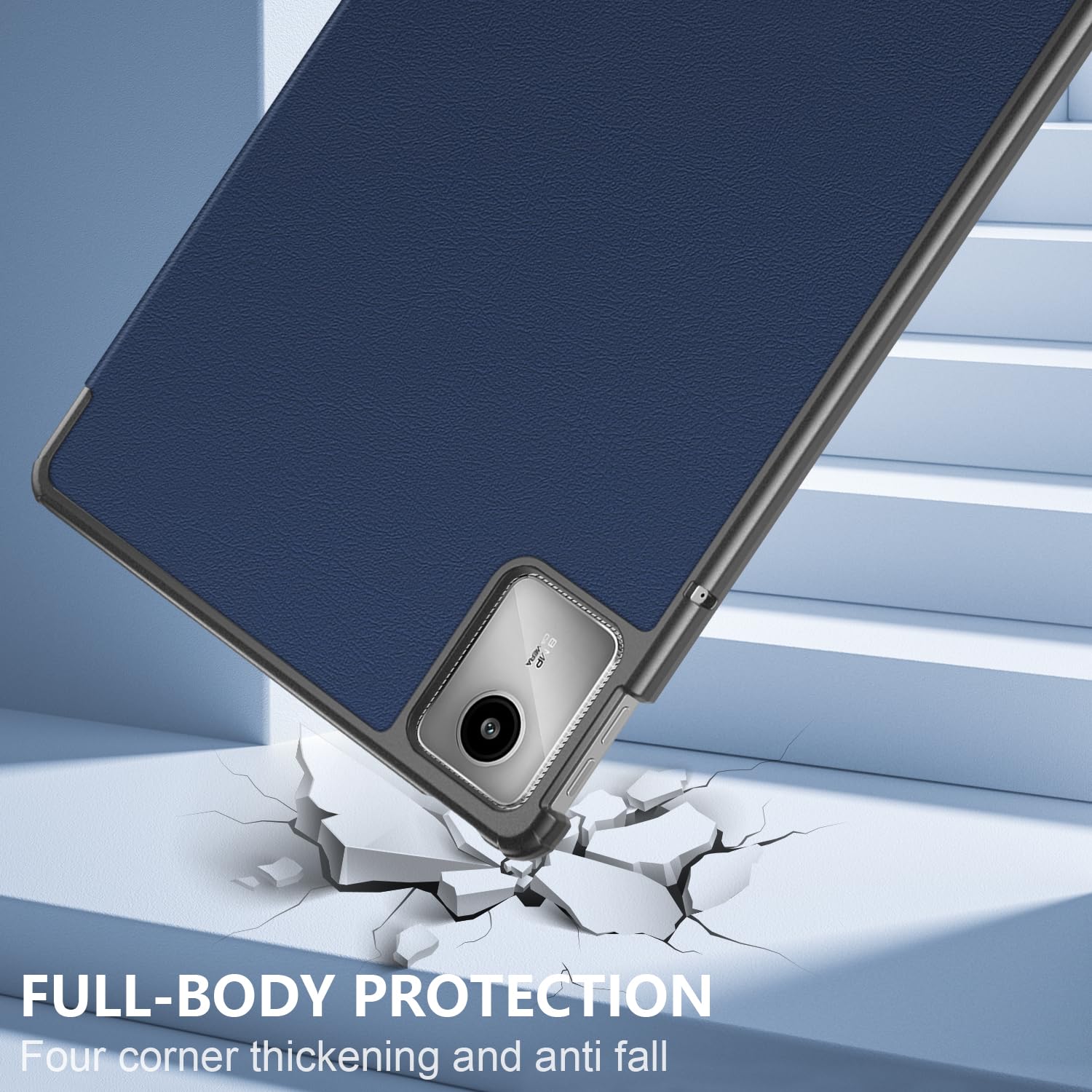 Schutzhülle Für Lenovo Tab M11 (2024, 11 Zoll TB330FU) – Dreifach-Faltung, Magnet, Automatischer Sleep/Wake, Rundumschutz