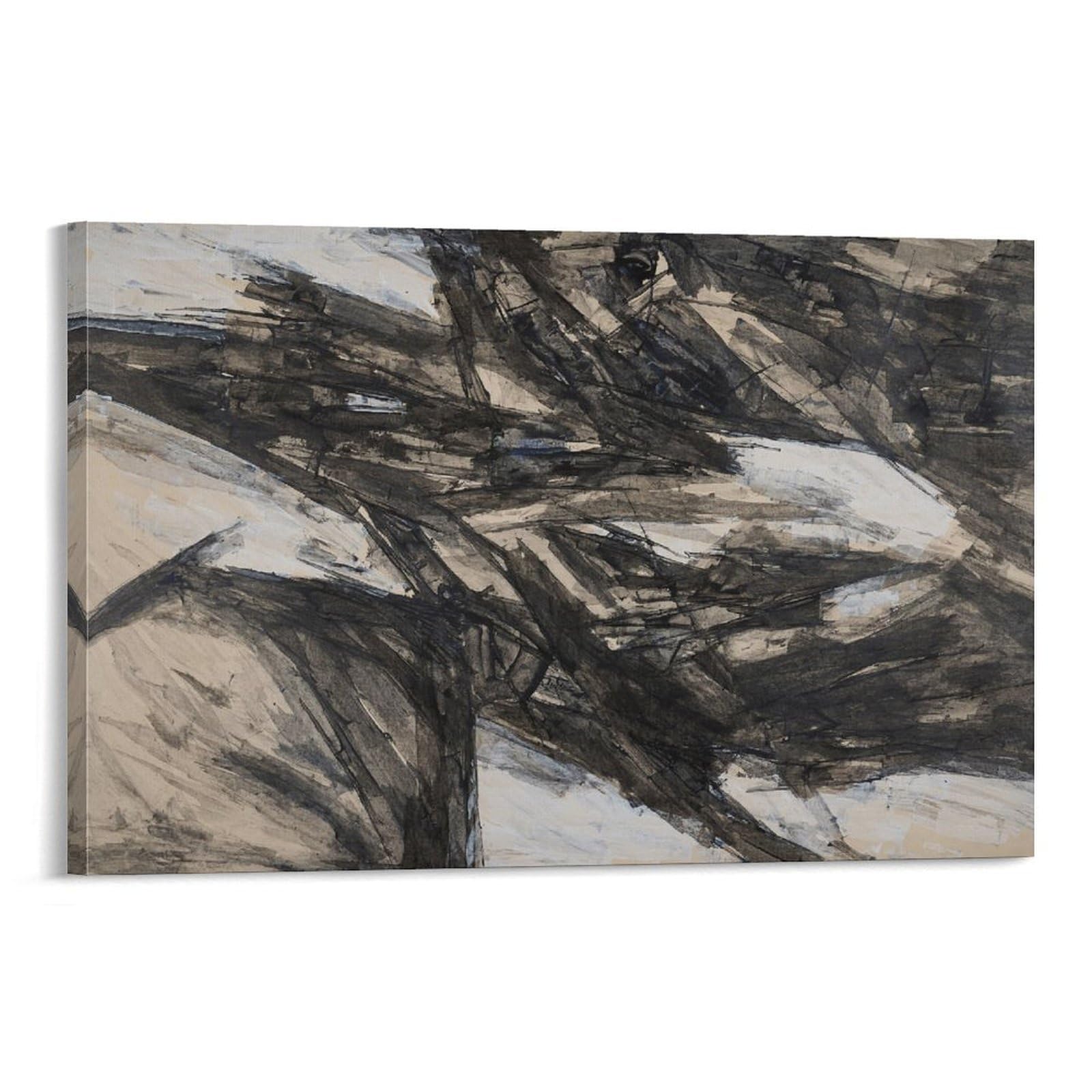 KLAGCBDF RAM KUMAR Untitled (6) Poster Painting Canvas Wall Art Living Room Posters Painting 20x30inch(50x75cm)