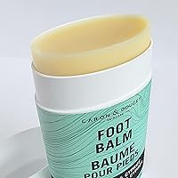 Vista 3 de CARON & DOUCET - Bálsamo de pies hidratante 100% natural para pies secos y agrietados Aceite de oliva, manteca de cacao, menta, ciprés 1.76 oz