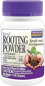 Bonide Bontone II Rooting Powder, 1.25 oz Ready-to-Use Dust for Houseplants and Transplants Speeds Root Development