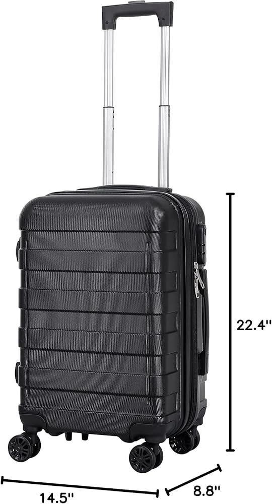 Amazon.com | ZenStyle Hardside Expandable Luggage with Spinner