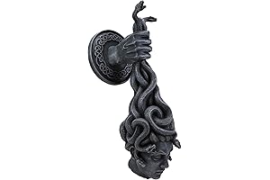 Ebros Greek Mythology Wall Decor Plaque: Severed Head of Medusa with Snake...