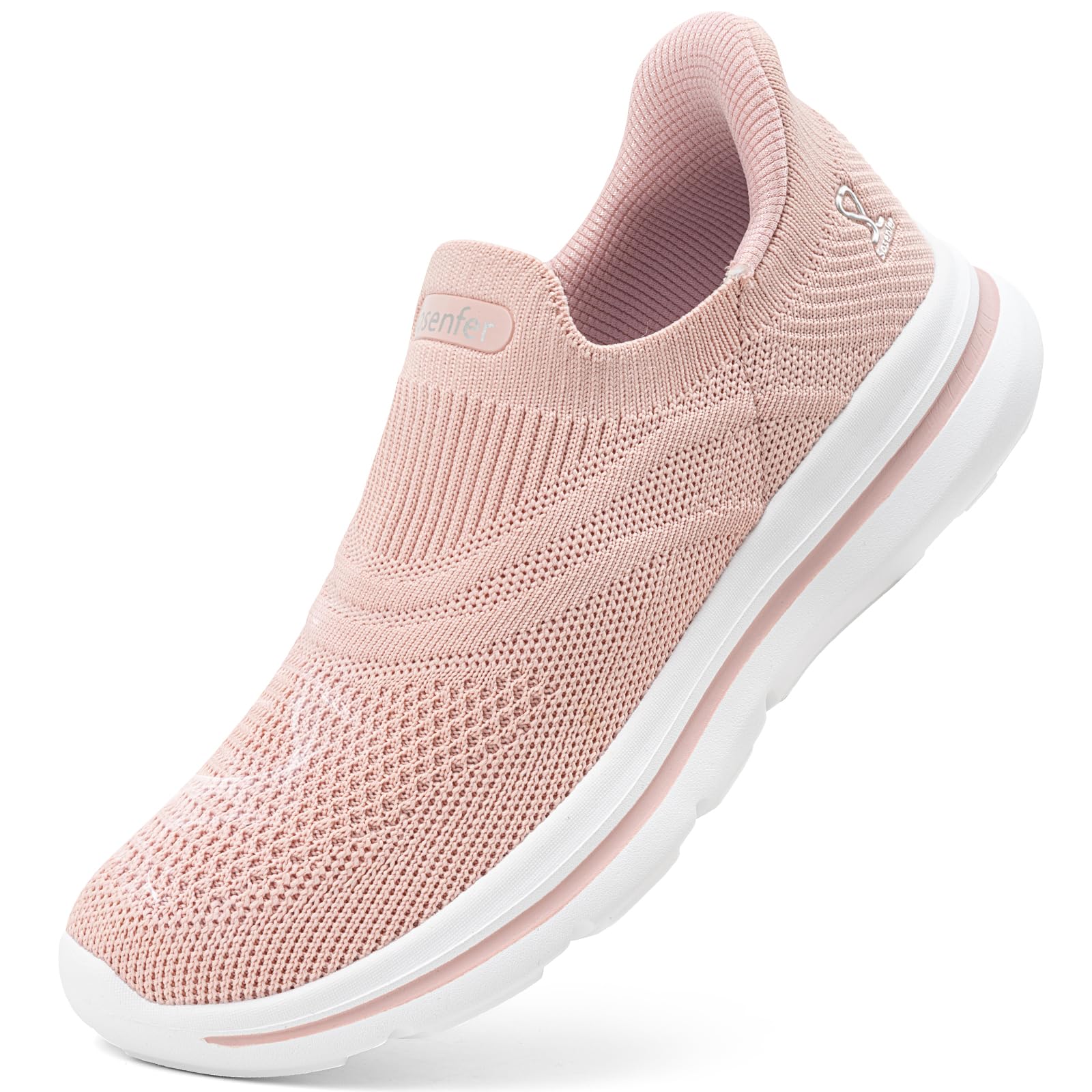 ODCKOI Slip on Damen Sneakers Bequem Atmungsaktiv Walkingschuhe Damen Leicht Jogging Fitness Turnschuhe