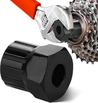 Freewheel Removal Tool 12-Spline, Compatible with FR1.3 0.48in Inner Opening & 0.90in Length Universal Bike Freewheel Remover for Multi-Speed Freewheels and Sprockets