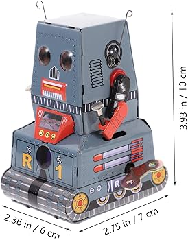 Amazon | FELTECHELECTR ロボットブリキのおもちゃ ブリキのゼンマイ