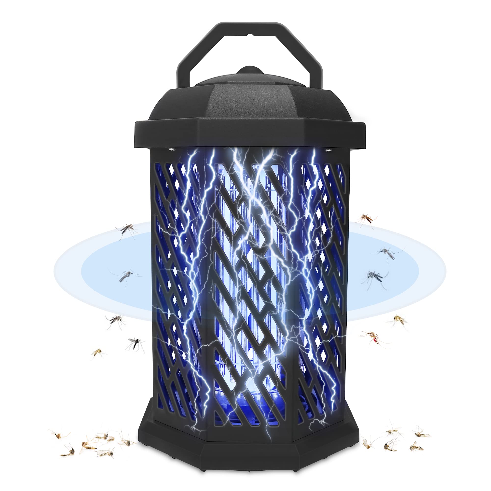 Lámpara Antimosquitos Eléctrica - 4200V UV | Interior Y Exterior IPX4