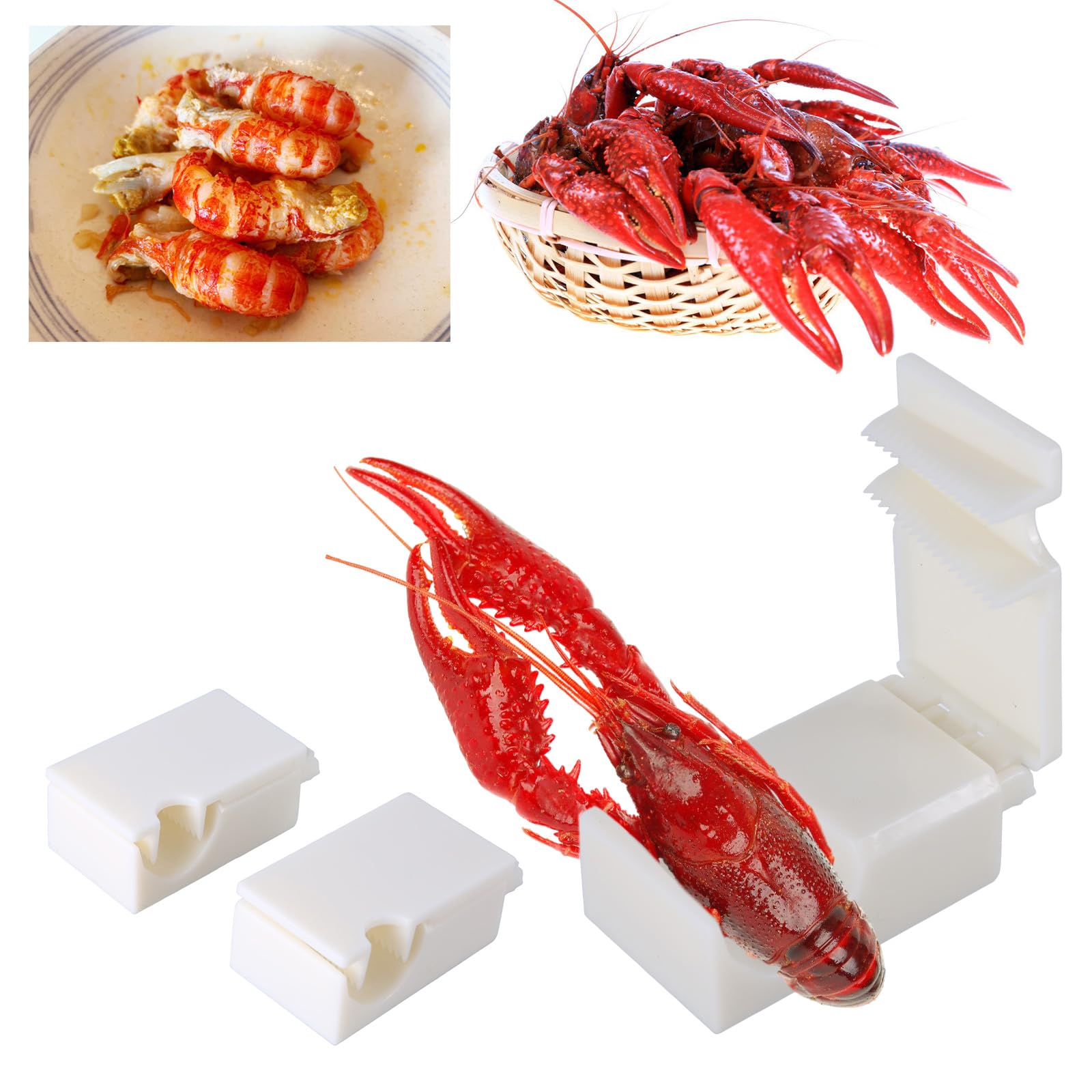 Krebs-Schäler Set - Edelstahl Werkzeug Für Müheloses Schälen Von Meeresfrüchten