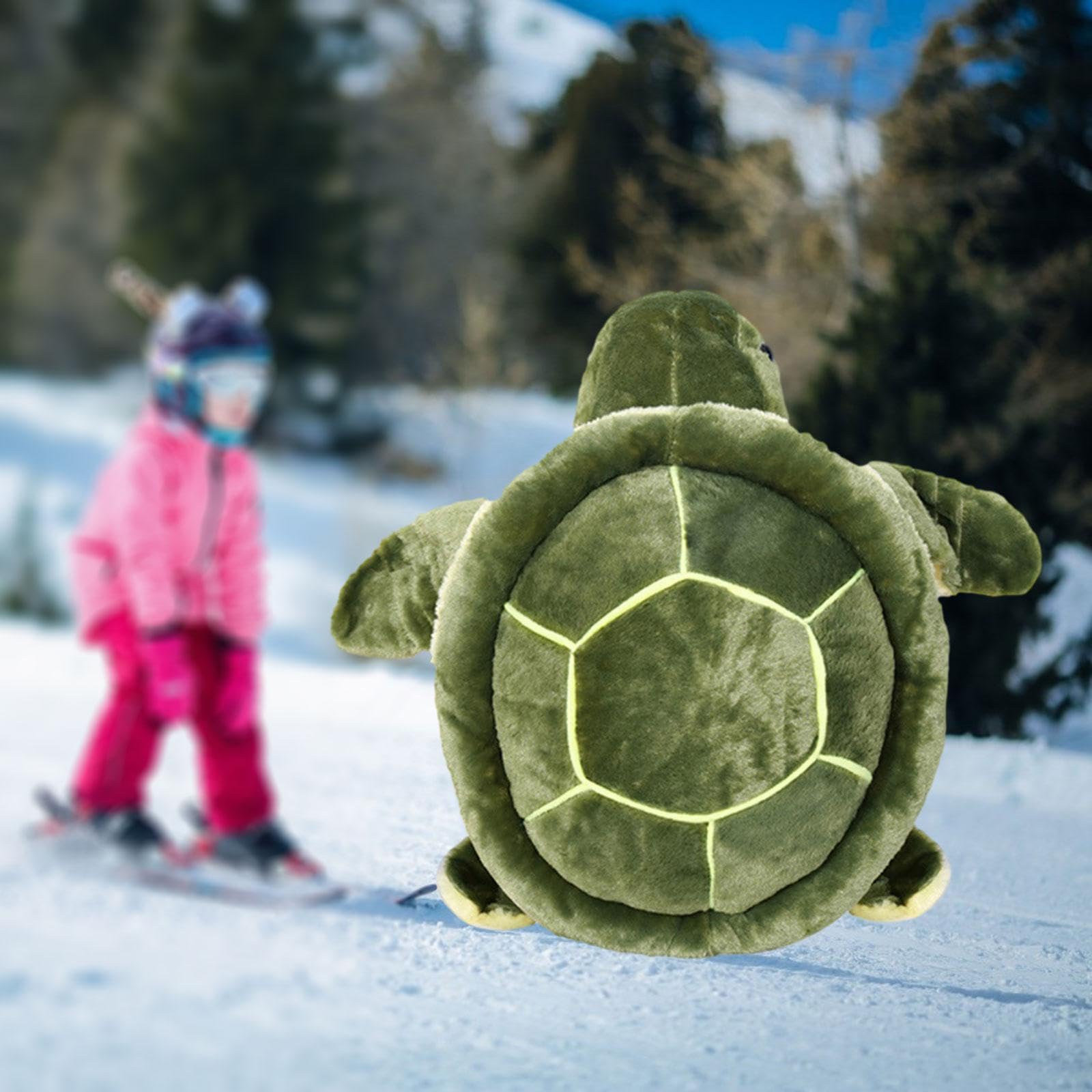 RNXRZANK Snowboarding Turtle Hip Pads for Protection and Cushioning, Green Kid