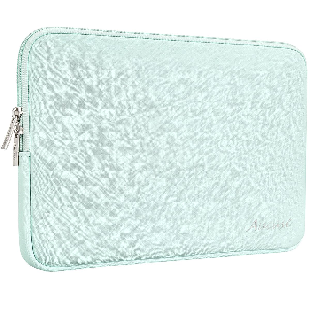 Aucase Schutzhülle 13-14 Zoll Laptop Hülle Leder für MacBook