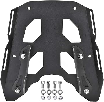 Motorcycle Rear Luggage Rack Compatible with CFMOTO 450MT Metal Rear Rack Punch Free Cargo Carrier Bracket Top Box Holder Support Bracket Extended Seat Shelf Motorbike Accessories