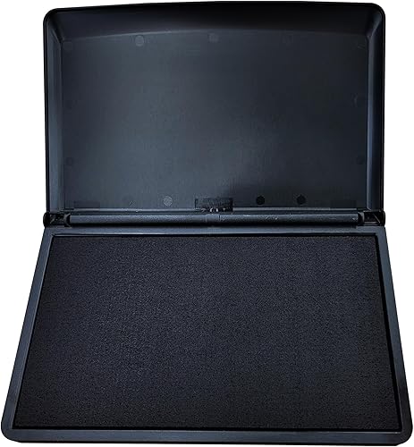 Miniatura 3 de 2000 PLUS Almohadilla de sellos fieltro tamaño n 2 6-14 x 3-12 pulgadas tinta negra 090407