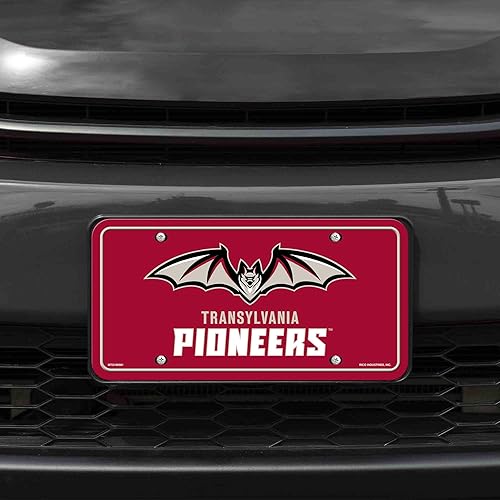 Miniatura 231 de NCAA etiqueta de metal para auto, negro