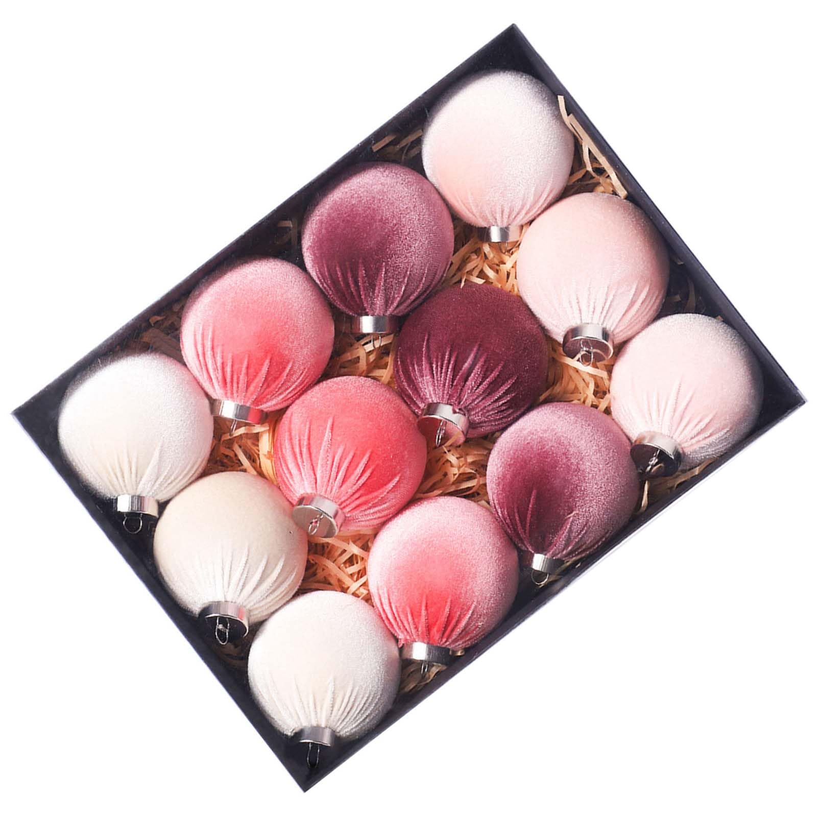Buxuaaaa B Uxuaaaa Of 12 Shatterproof Christmas Tree Aubles Hanging Ornament For Festival Stylish Holidays Home Window Decorations Christmas Party Decorations