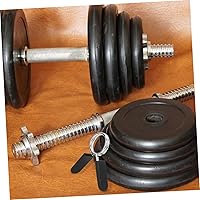 Vista 8 de DECHOUS 4 abrazaderas ajustables para barra de levantamiento de pesas, collares de bloqueo de barra, collar de resorte para levantamiento de pesas