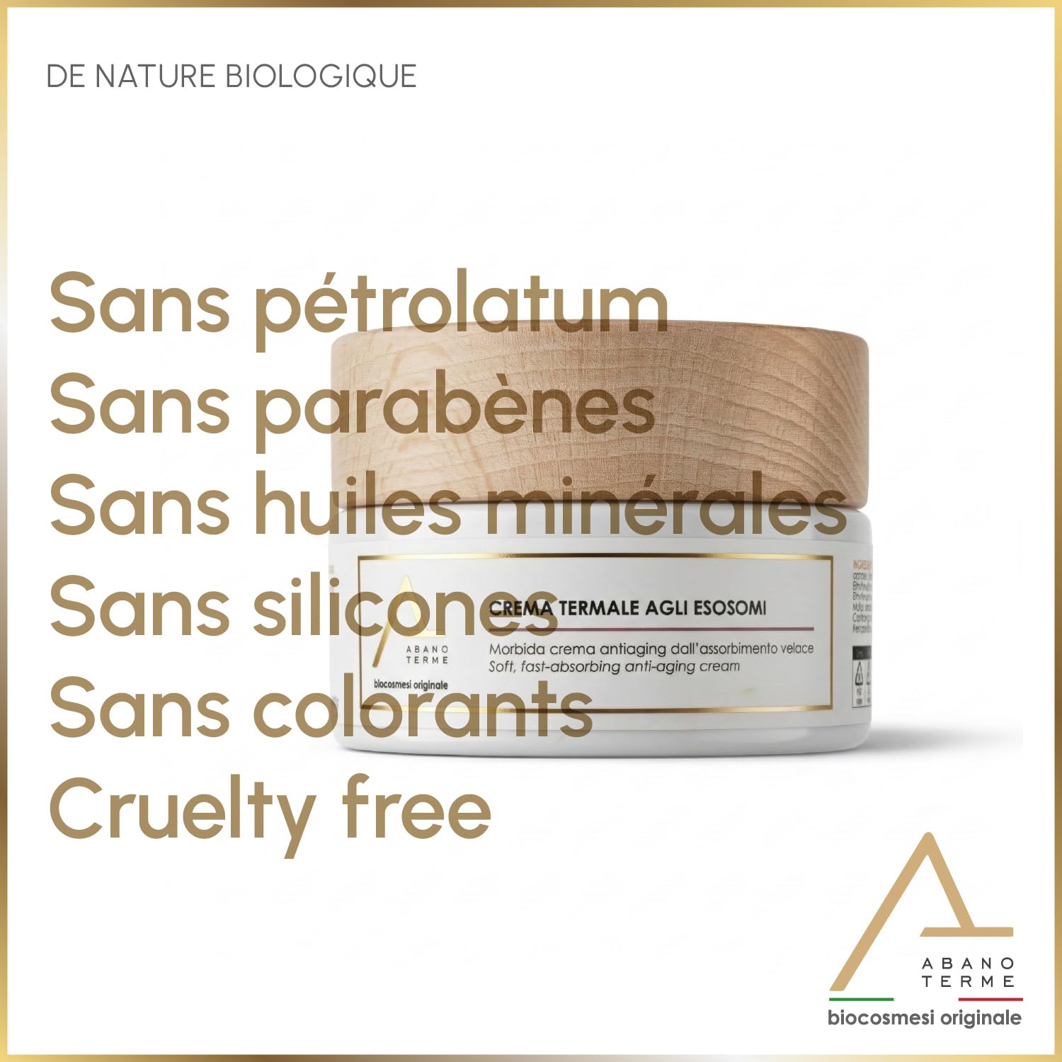 Crème Visage Anti-Rides Exosomes Centella Asiatica & Acide Hyaluronique 50ml BIO - Soin Régénérant Jour et Nuit, Cellules Souches de Pomme - Repulpant Rides Profondes Peaux Matures Femme Homme
