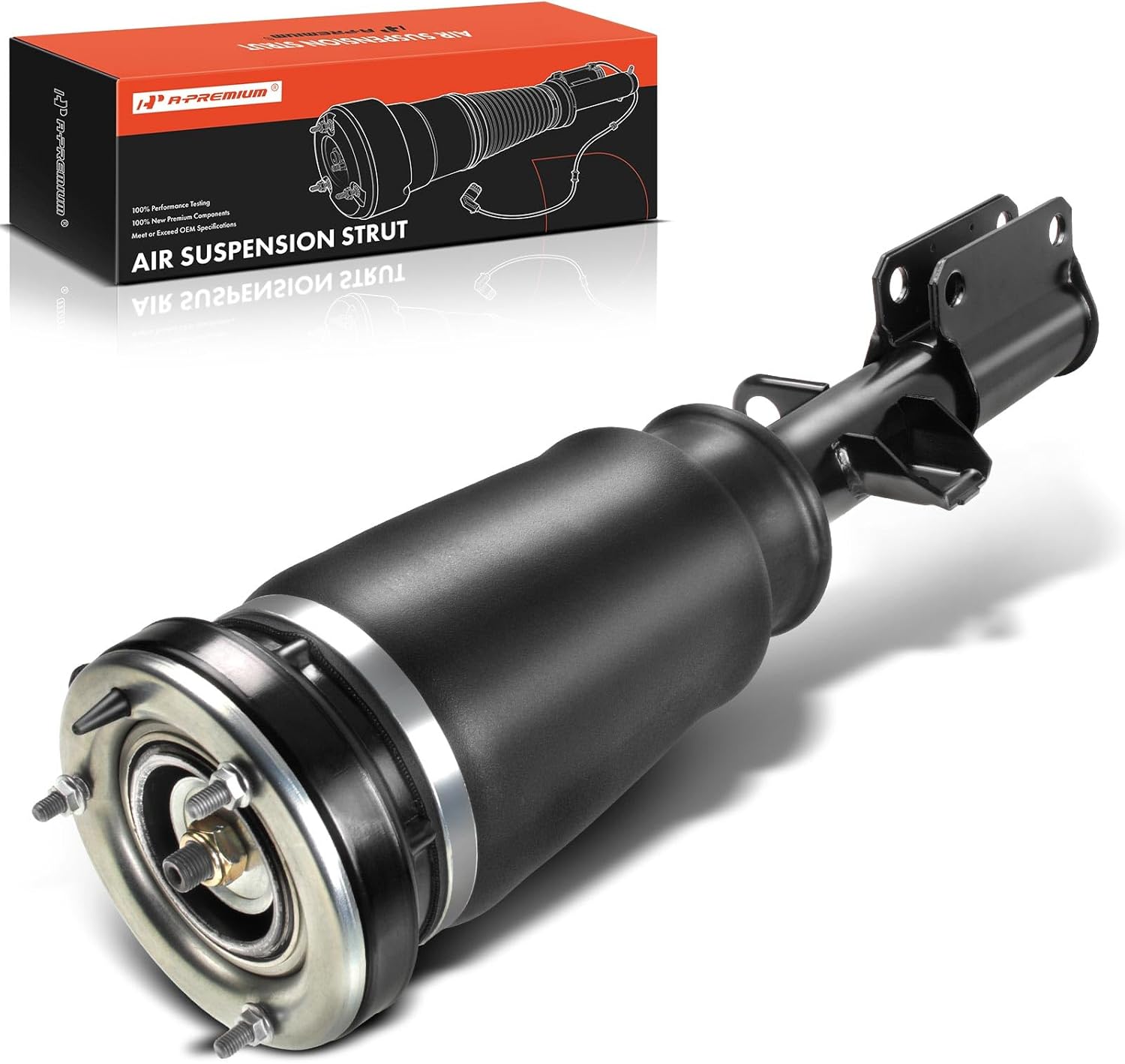 A-Premium Front Left Air Suspension Strut Assembly Compatible with BMW E53 Series X5 2000-2006 L6 3.0L V8 4.4L 4.6L 4.8L, Driver Side, Replace# 37116757501, 37116761443