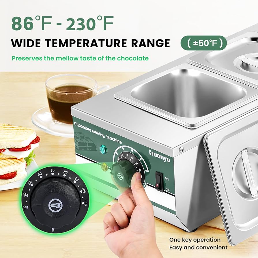 Huanyu チョコレートマシン Amazon.com: Huanyu Chocolate Tempering Machine 86~230