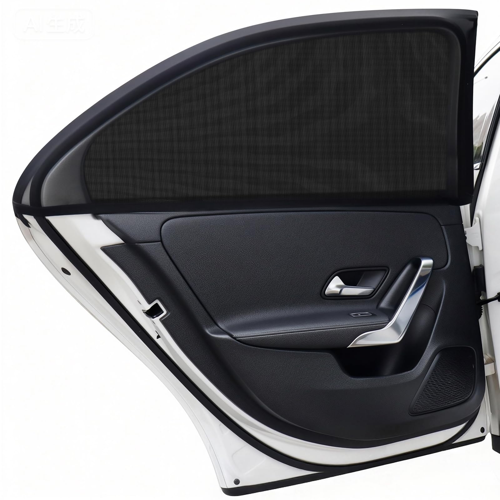 Sonnenschutz Auto (2 Stück), Sonnenschutz Auto Baby Doppelseitiges UV Schutz Autofenster Sonnenschutz, Reduziert Wärme und UV-Strahlung,für 95% der Autos, großes Auto, SUV-(110 * 48 cm)