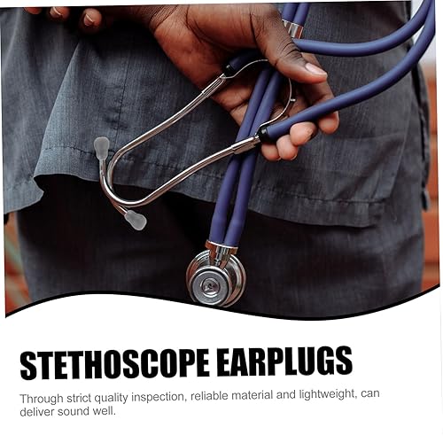 Miniatura 5 de GLEAVI 10 Uds. Auriculares Auriculares Estetoscopio Punta de oído Pequeños tapones para los oídos Estetoscopios Tapones para los oídos Estetoscopio
