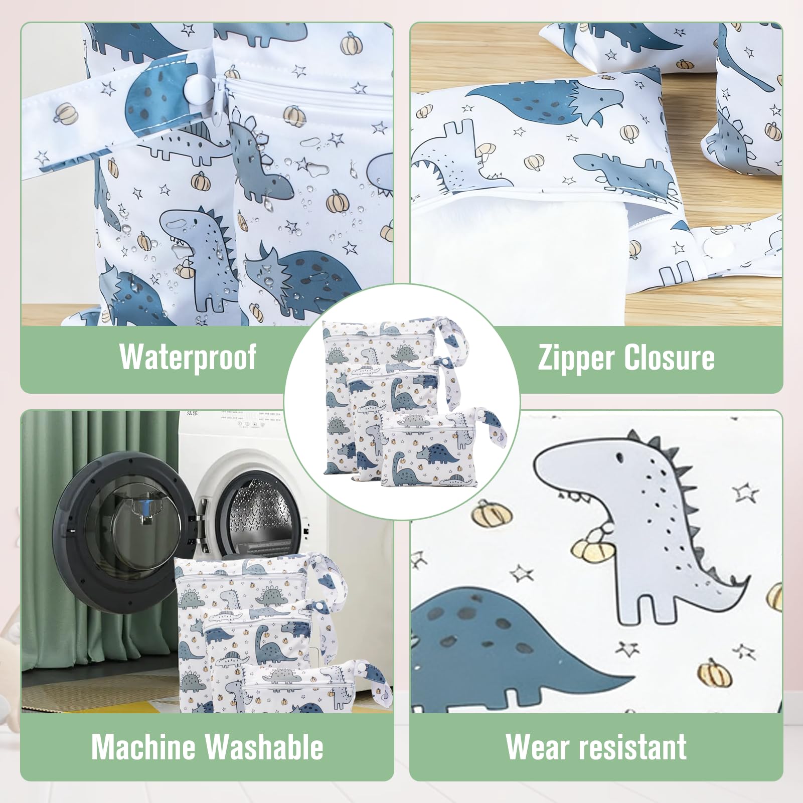 Lechisenop 3 Pcs Wet Bags - Image 4