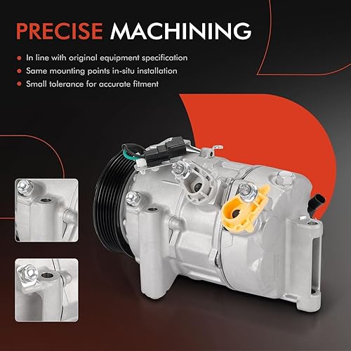 Miniatura 5 de A-Premium Compresor de aire acondicionado con embrague compatible con Ford Explorer 2020-2023 3.0L, Police Interceptor Utility 2020-2023 3.0L y