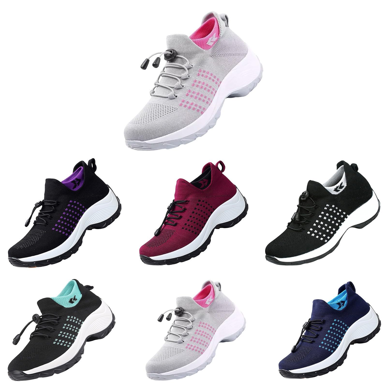 Zapatos ortopédicos para mujer, con soporte para arco, zapatillas de correr, ligeras, cómodas, transpirables, para aliviar el dolor de fascitis plantar