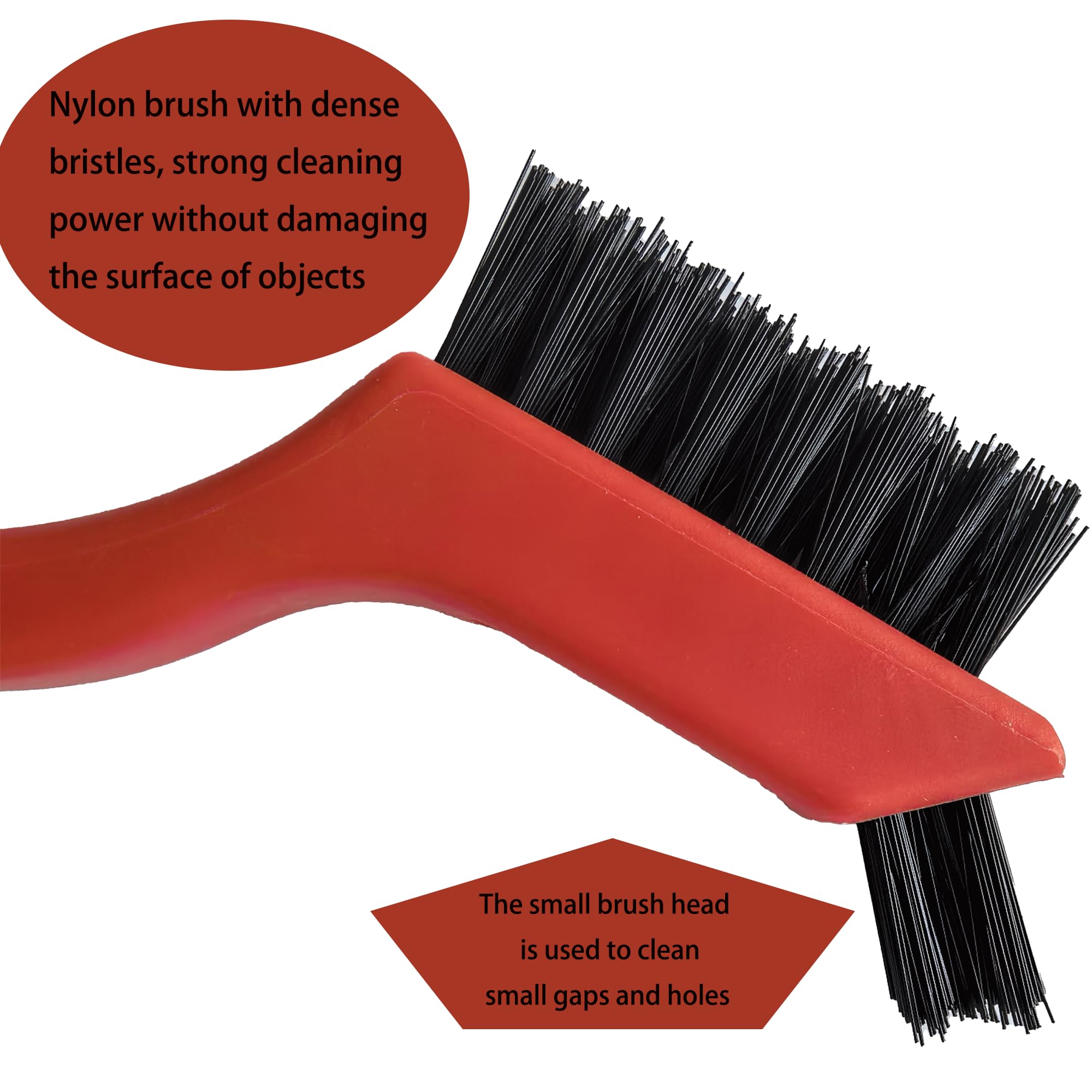 Nylon Cleaning Brushes - Scratch-Free & Multi-Use -3 Nylon Cleaning Brushes - Scratch-Free & Multi-Use -3