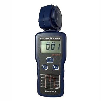 Quantum PAR Meter Irradiation Intensity Tester Plants Grow Light Meter SM206-PAR with Waterproof Probe