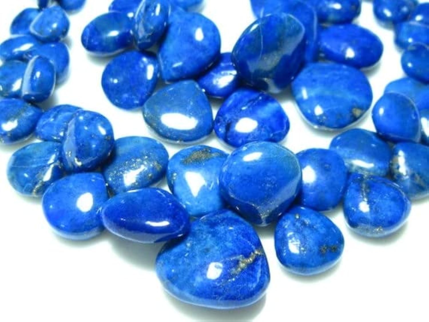 Lapis-lazuli bleu AAA perles en forme de coeur pour création bijoux