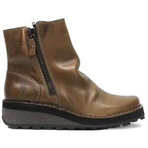 FLY London Womens HOLE146FLY Rug Leather Boots